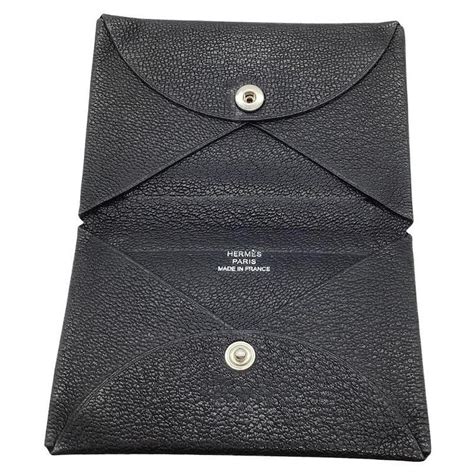 hermes black card holder
